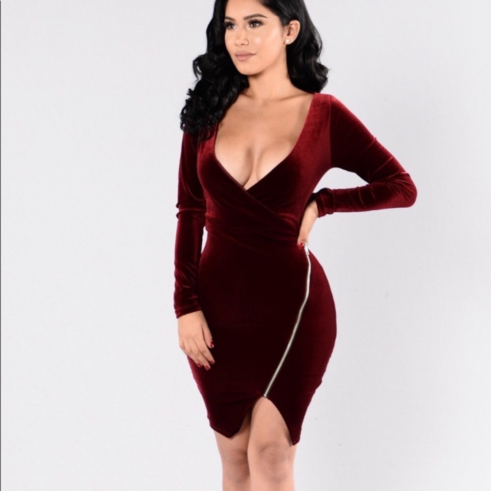 Fashion Nova velvet dress